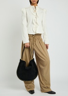 Isabel Marant Oskan Hobo Suede Shoulder bag - Black - One Size