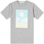 Maison Kitsuné x Anthony Burrill Logo T-Shirt in Grey Melange