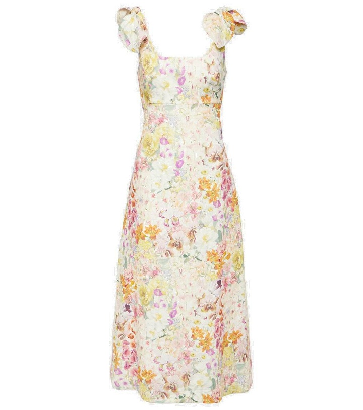Photo: Zimmermann Harmony floral linen midi dress