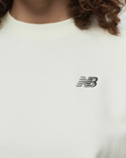 New Balance Sport Essentials French Terry Small Logo Crew Beige - Womens - Sweatshirts