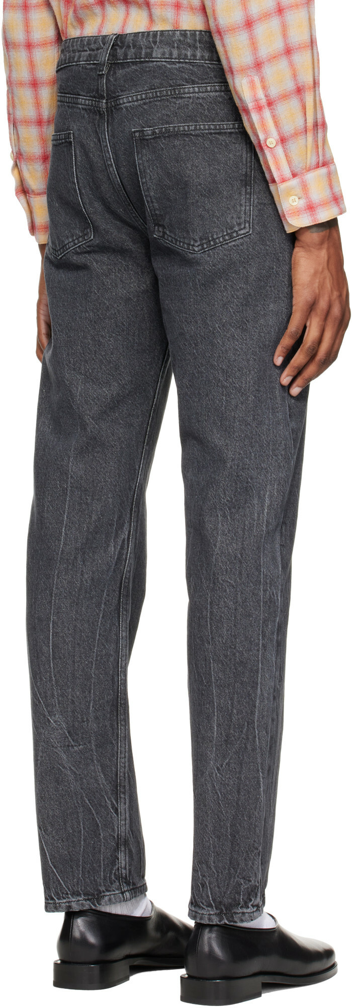 Stefan Cooke Black Braided Jeans