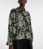Loewe Floral silk crépon shirt