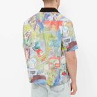 Brain Dead Men's Short Sleeve Leomis World Shirt in Multi