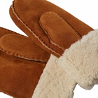 Hestra Women's Sheepskin Mittens in Cork