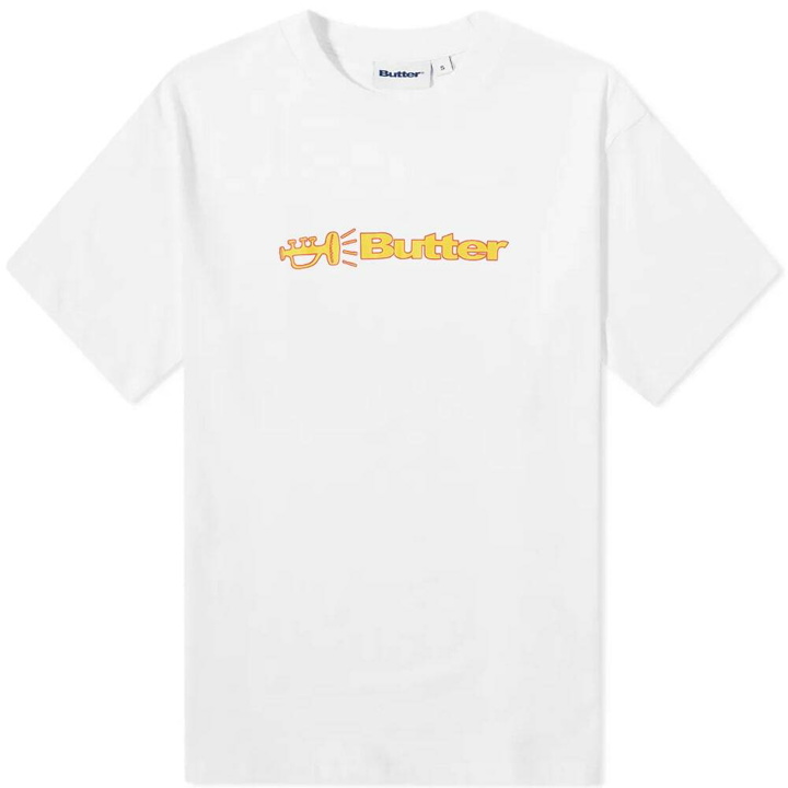 Photo: Butter Goods Men's Horn Logo T-Shirt in White