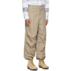 Engineered Garments Beige Twill Over Trousers