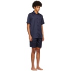 CDLP Navy Home Suit Short Sleeve Pyjama Set