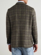 Rubinacci - Prince of Wales Checked Wool Blazer - Green