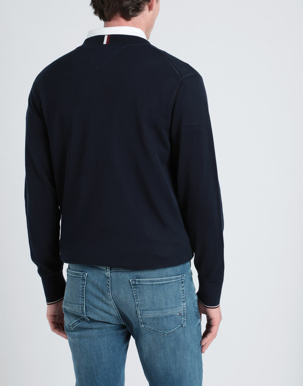 Tommy Hilfiger Mens Sweater Midnight in Blue