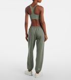 Adidas by Stella McCartney Cotton-blend fleece sweatpants