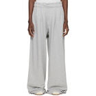 Dries Van Noten Gray Pleated Sweatpants