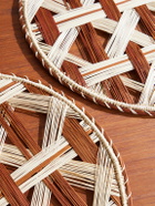 La DoubleJ - Set of Two Iraca Palm Placemats