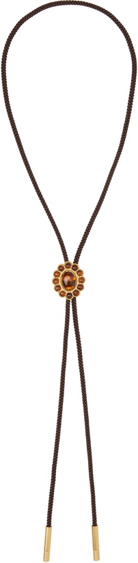 Photo: SOSHIOTSUKI Brown Loop Bolo Tie
