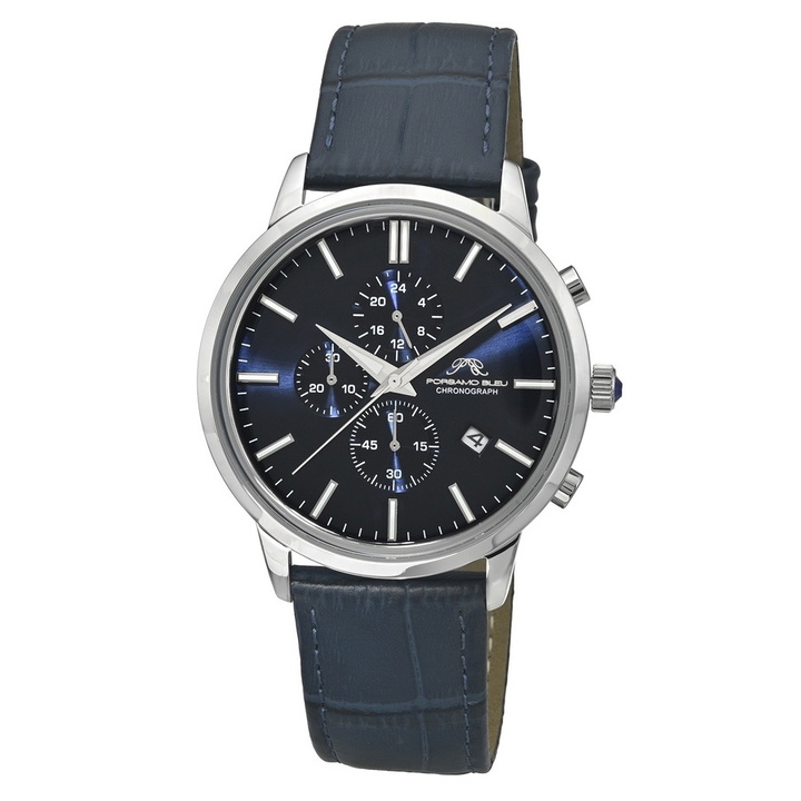 Photo: Porsamo Bleu Aura Chronograph Blue Dial Mens Watch 1431CAUL
