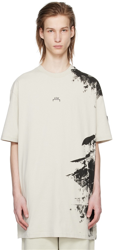 Photo: A-COLD-WALL* Off-White Brushstroke T-Shirt