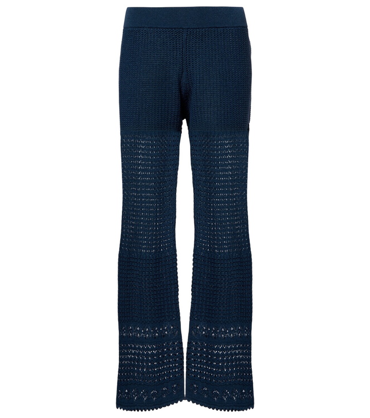 Photo: Eres Emblème open-knit straight pants