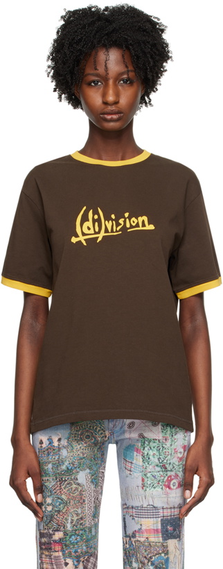 Photo: (di)vision Brown Printed T-Shirt