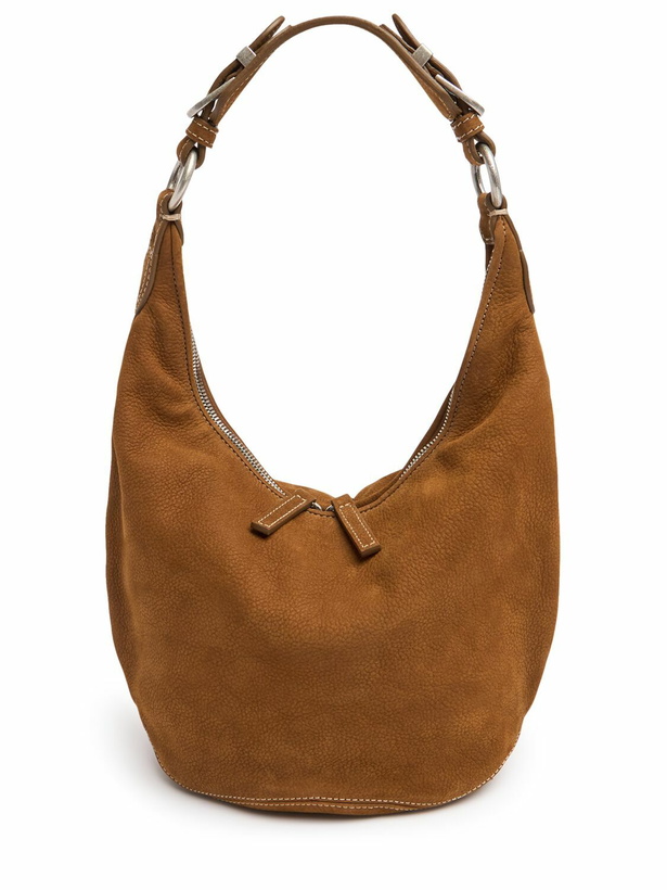 Photo: MARGESHERWOOD Pumpkin Nubuck Shoulder Bag