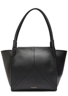 Victoria Beckham Victoria Small Panelled Leather Tote - Black - One Size