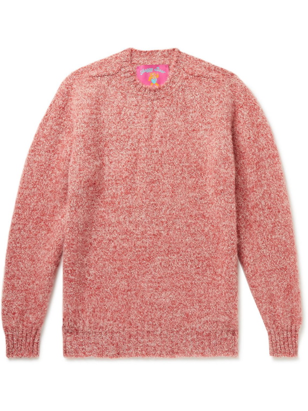 Photo: Howlin' - Shaggy Bear Brushed Wool Sweater - Red