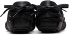 Acne Studios Black Leather Lace-Up Sneakers