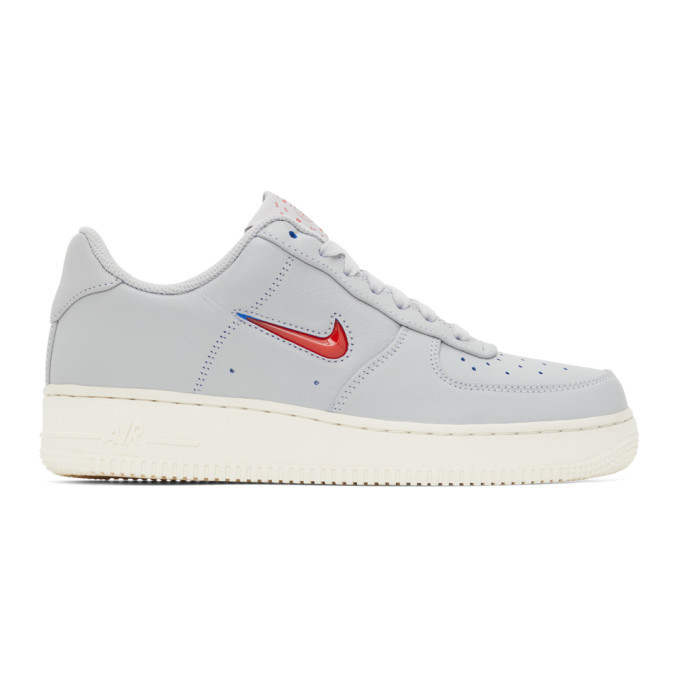 Photo: Nike Grey Air Force 1 07 Premium Sneakers