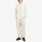 Percival Men's Rugby Mohair Polo in Ecru