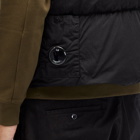C.P. Company Men's Chrome-R Mixed Down Vest in Black