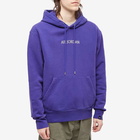 Air Jordan Men's Wordmark Fleece Hoody in Dark Concord/Sail