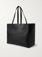 Balenciaga - Logo-Print Full-Grain Leather Tote Bag