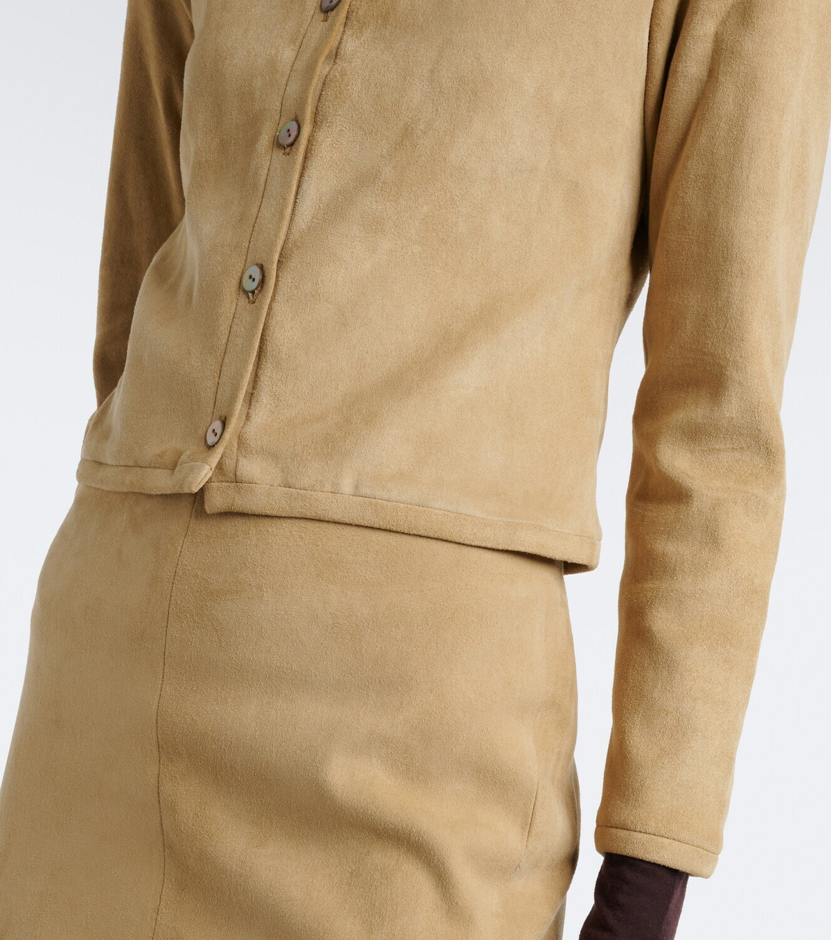 Stouls Astrid suede cardigan