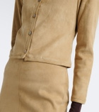 Stouls Astrid suede cardigan