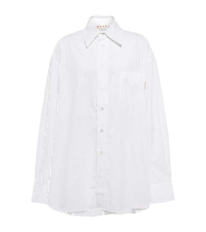 Photo: Marni - Oversized cotton poplin shirt