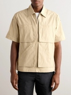 SAIF UD DEEN - Hybrid Thobe Convertible Twill Shirt - Neutrals