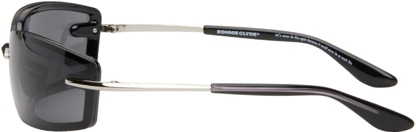 BONNIE CLYDE Black & Silver Bambi Sunglasses Bonnie Clyde