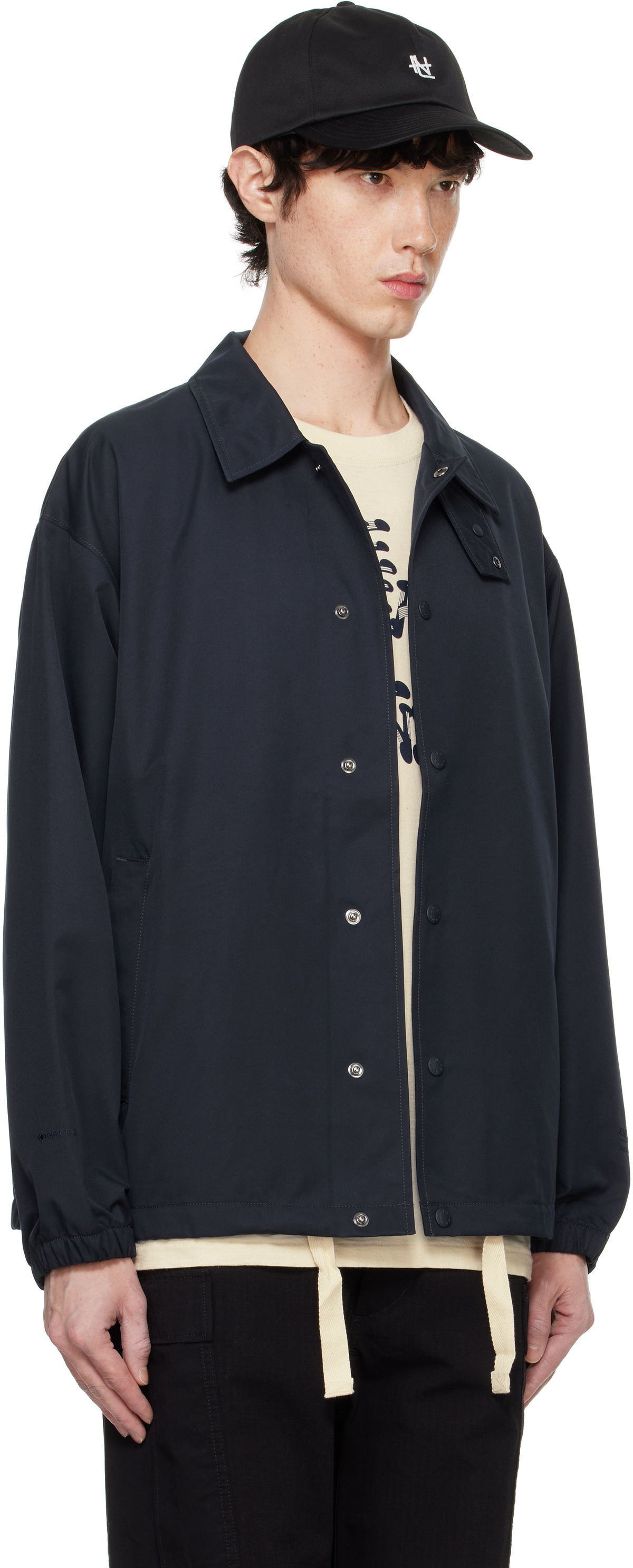 ジャケット・アウター nanamica 2L GORE-TEX Coach Jacket navy s Nanamica 2L GORE-TEX Coach Jacket Navy S Waterproof