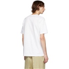 Comme des Garcons Homme White Jersey Graphic T-Shirt