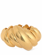 SAINT LAURENT Tornado Brass Cuff Bracelet