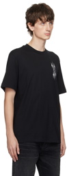 AMIRI Black Argyle T-Shirt