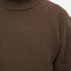 Nudie Jeans Co Men's Nudie August Rollneck Knit in Brown