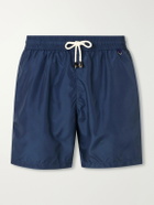 Rubinacci - Straight-Leg Swim Shorts - Blue