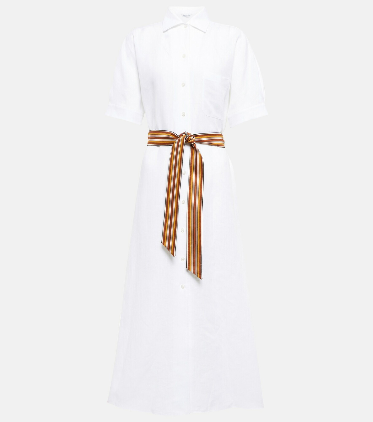 white cotton linen dresses for women White Cotton Linen Women Retro Maxi Dress 2864