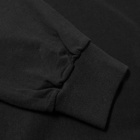 Auralee Men's Long Sleeve Heavy Weight T-Shirt in Black