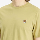 Maison Kitsuné Men's Fox Head Patch Regular T-Shirt in Canvas
