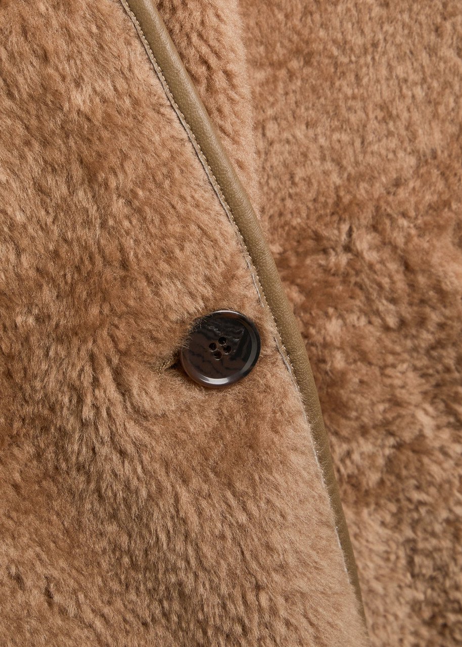 Arma Lucine Reversible Leather Jacket Beige
