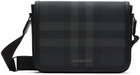 Burberry Black Small Alfred Messenger Bag