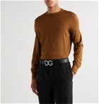 Dolce & Gabbana - 3.5cm Leather Belt - Black
