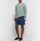 Acne Studios - Alvin Stretch-Cotton Twill Drawstring Shorts - Storm blue