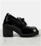 Burberry Stride leather loafer pumps