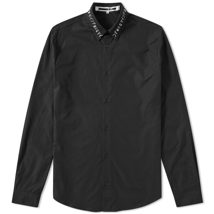 Photo: McQ by Alexander McQueen Embroidered Collar Shirt